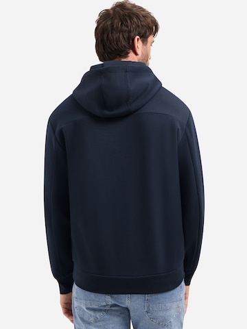 No Excess Zip-Up Hoodie in Blue