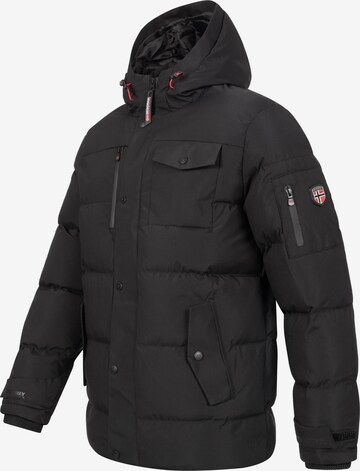 Geo Norway Winterjacke in Schwarz