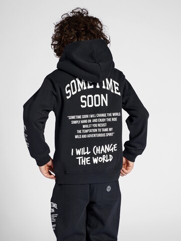 SOMETIME SOON Sweatshirt 'Dimas' i svart