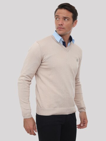Pullover 'Los Angeles' di Sir Raymond Tailor in beige