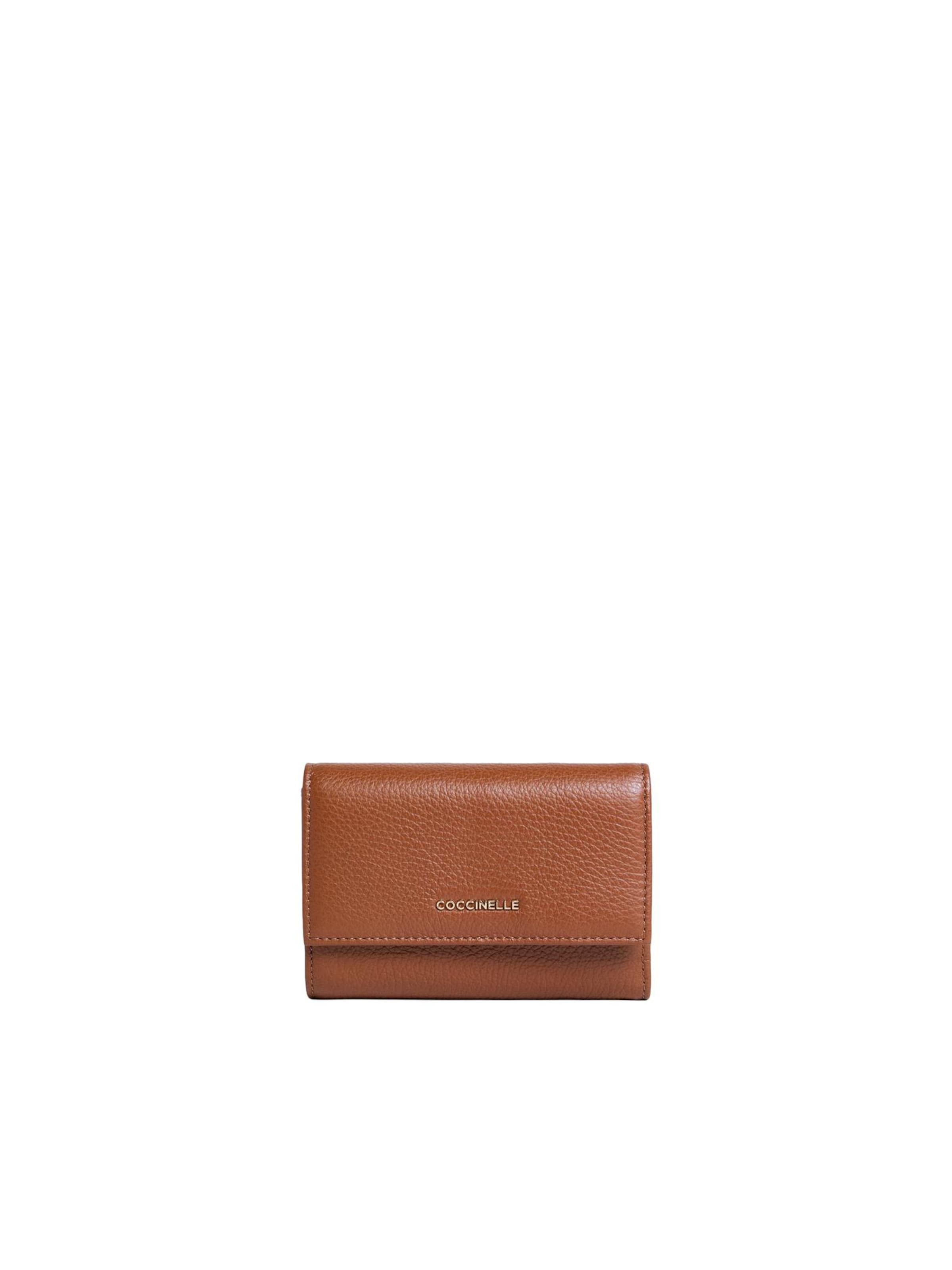 Coccinelle Wallet 'COCCINELLE METALLIC  8' in Brown: front