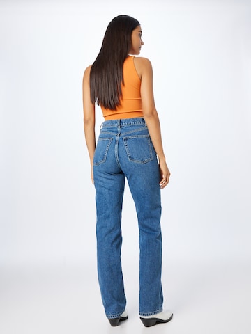 Lindex Regular Jeans 'Franka' in Blauw