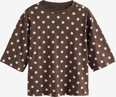 Next T-Shirt in XS in braun / helllila, Produktansicht