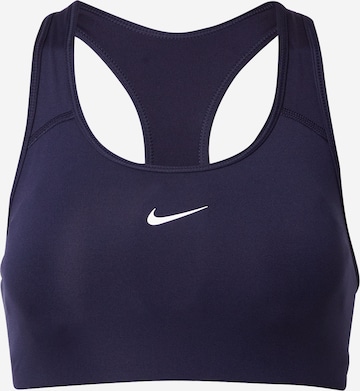 NIKE Sport bh in Blauw: voorkant