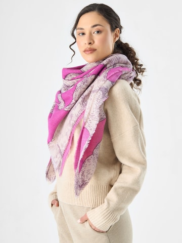 CODELLO Shawl in Pink: front