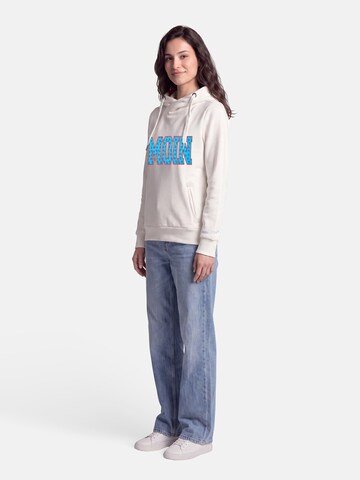 salzhaut Sweatshirt 'Sünn - Moin' in Wit