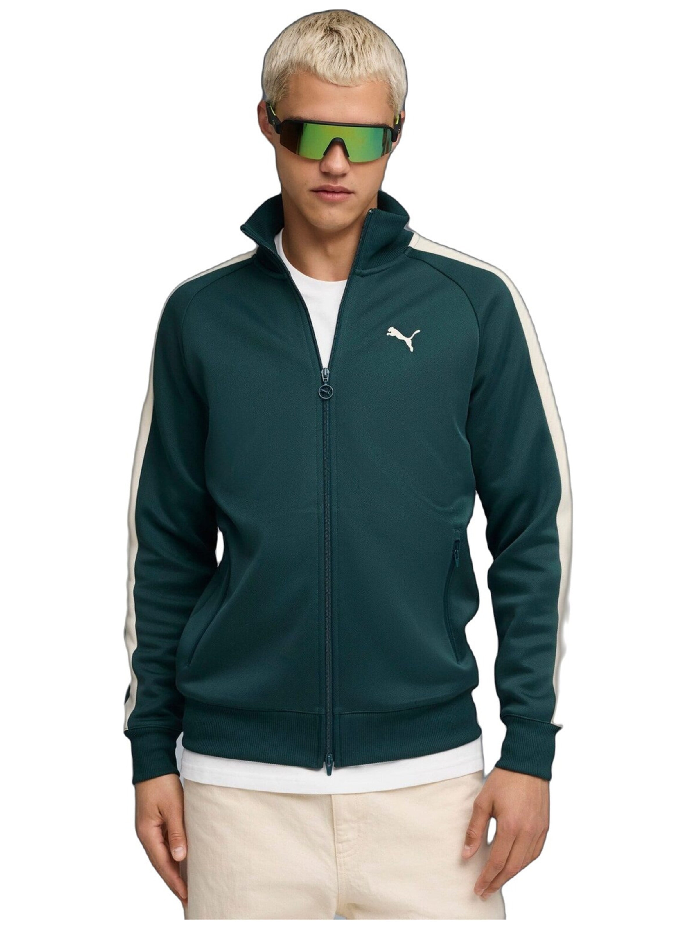 PUMA - Chaqueta deportiva 'Puma T7 Always On Track Jacket' en azul: frente