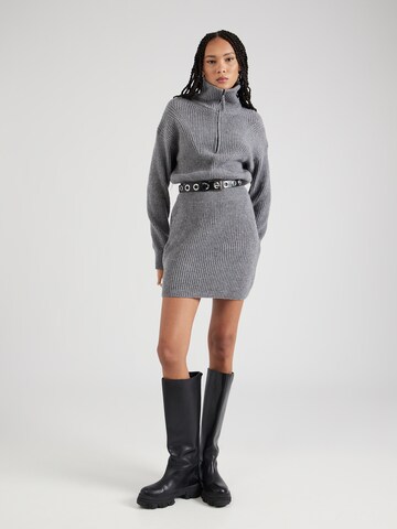 DRYKORN Knitted dress 'SVANTJE' in Grey