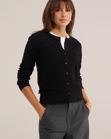 WE Fashion Kardigán - Čierna: predná strana