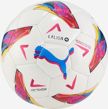 PUMA Pallo 'Orbita LaLiga 1 MS Mini' värissä valkoinen: edessä