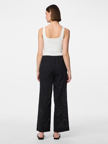 PIECES Regular Broek 'WENDY' in Zwart