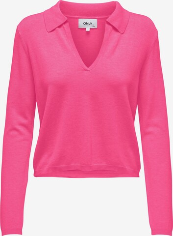 ONLY Sweater 'HANNAH' in Pink: front