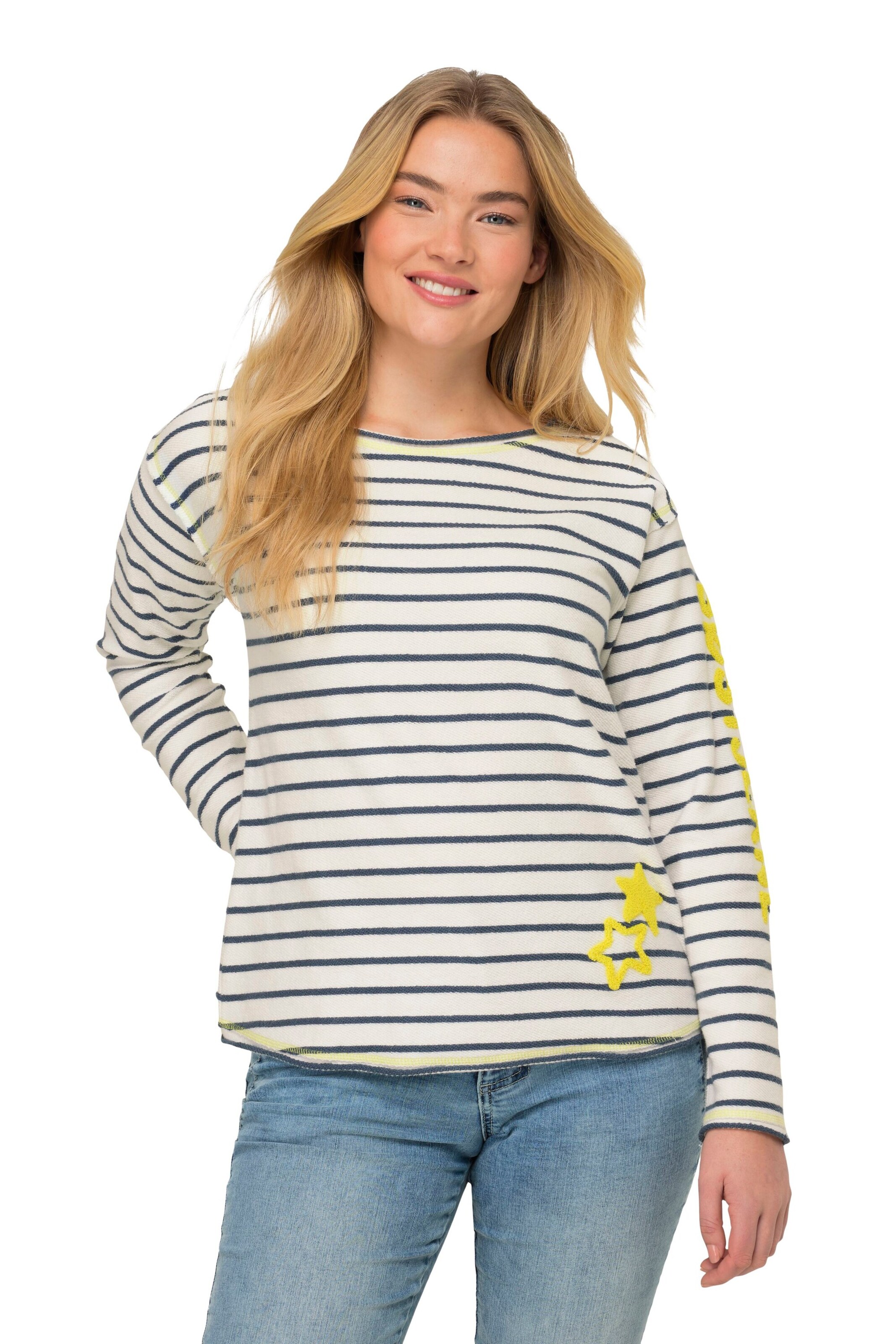 LAURASØN Sweatshirt in Beige: Vorderseite