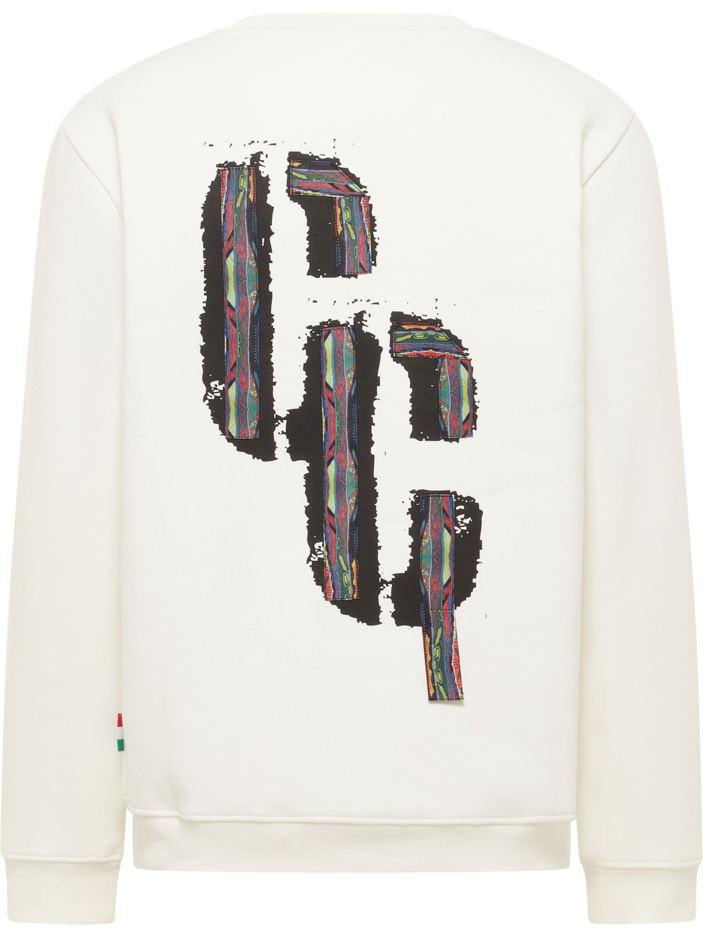 Carlo Colucci Sweatshirt 'Erba' in Wit