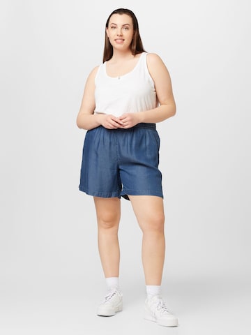 ONLY Carmakoma Regular Pants 'PEMA' in Blue