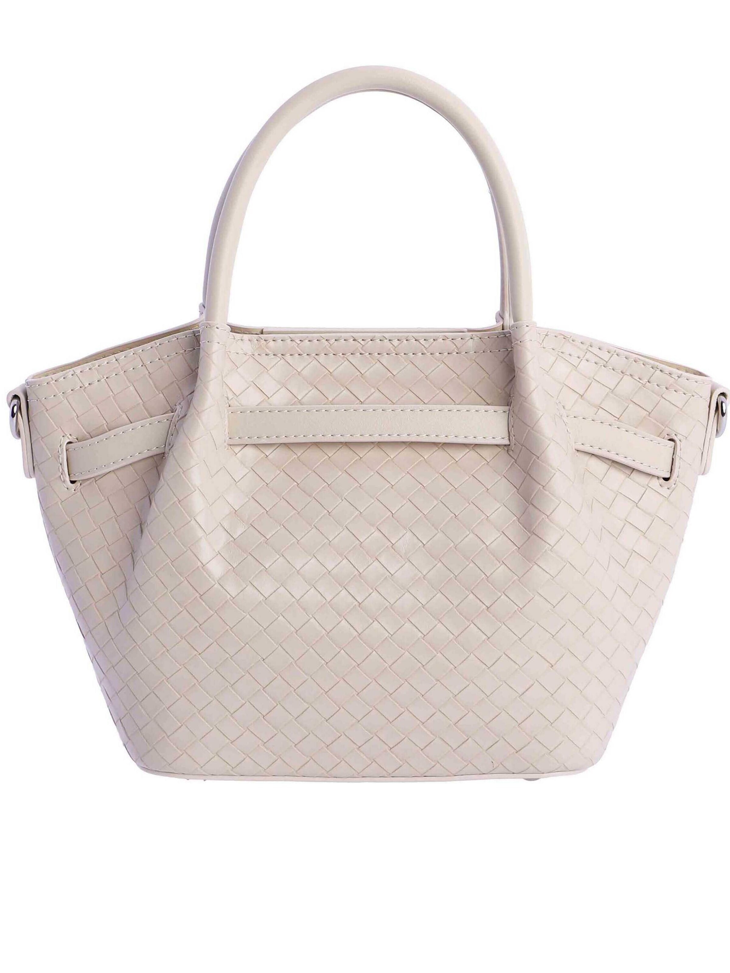 Don Algodon - Bolso de mano 'Salina' en blanco