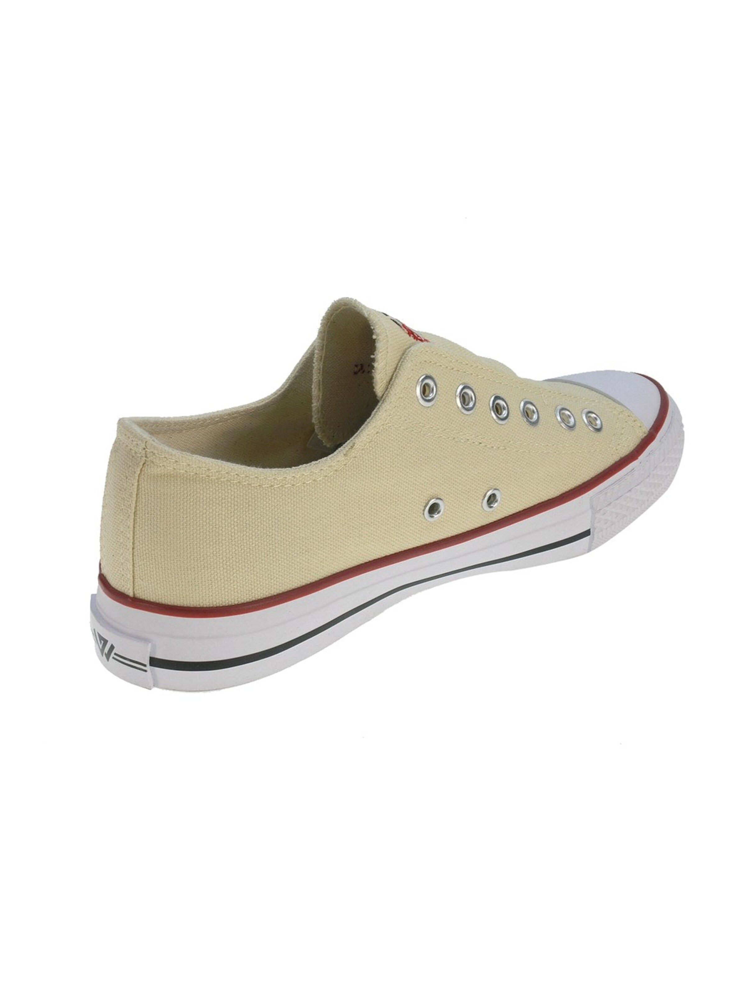 Beppi Schnürschuh 'Canvas Shoe'‌‌‌‌‌‌ in Beige