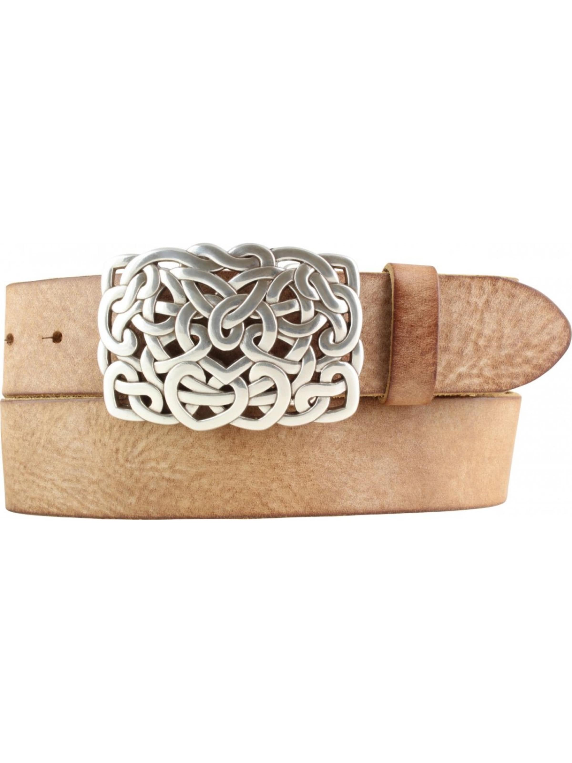 BELTINGER Gürtel 'Ferrarai'‌‌‌ in Beige: Vorderseite