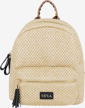 IZIA - Mochila en beige: frente