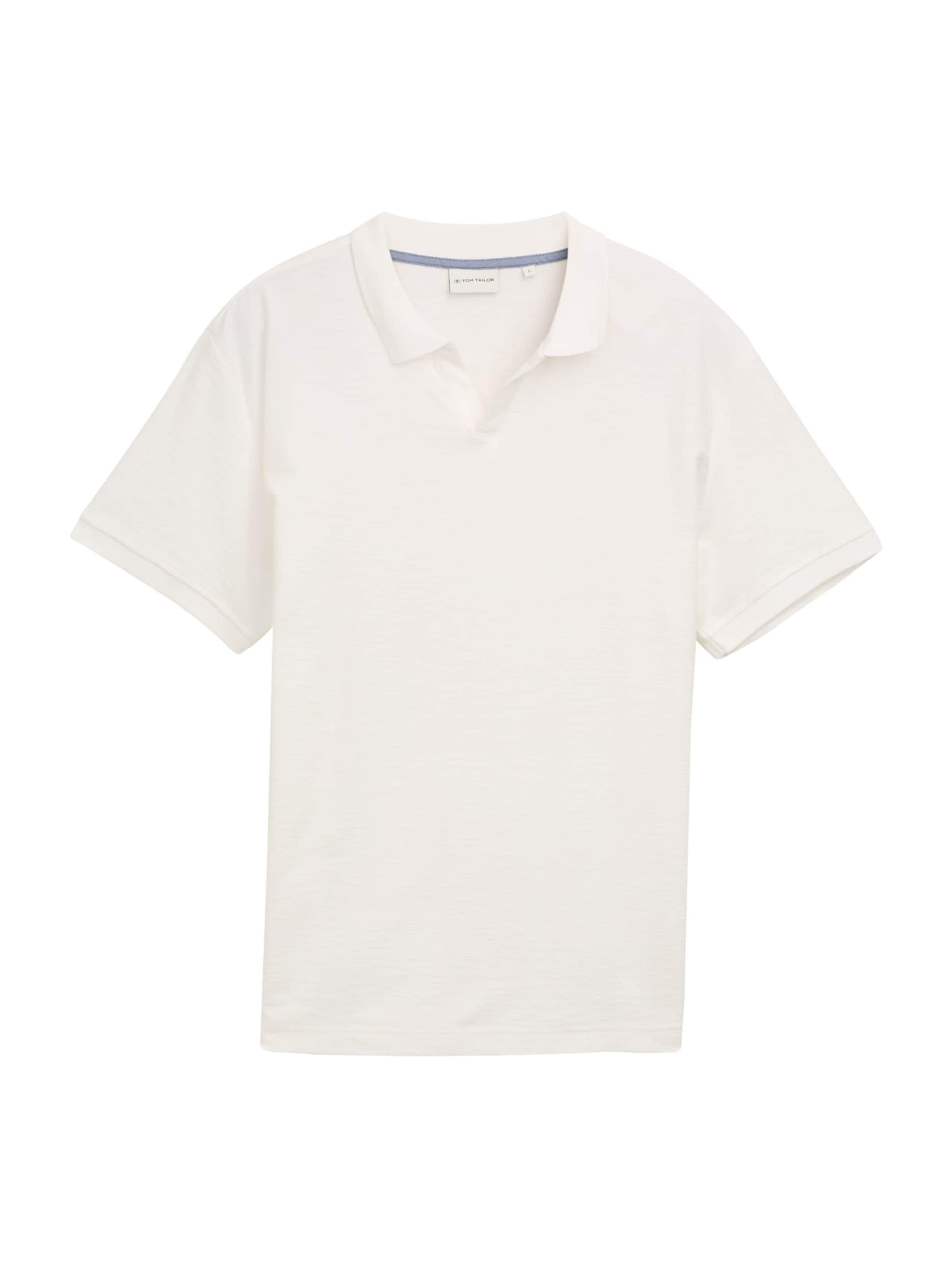 TOM TAILOR Koszulka w kolorze biały: przód