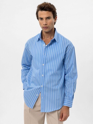 Antioch Regular fit Button Up Shirt 'Fiorenzo' in Blue: front