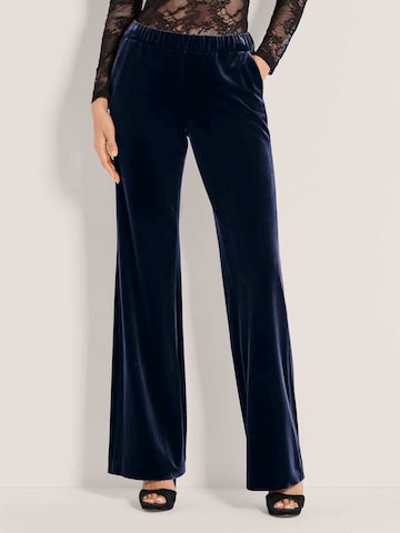 MADELEINE Regular Trousers in Blue: front