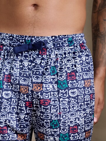 Next Pyjamahose in Blau