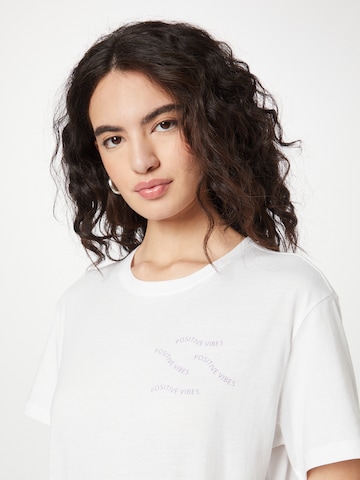 T-shirt 'Liv' MSCH COPENHAGEN en blanc