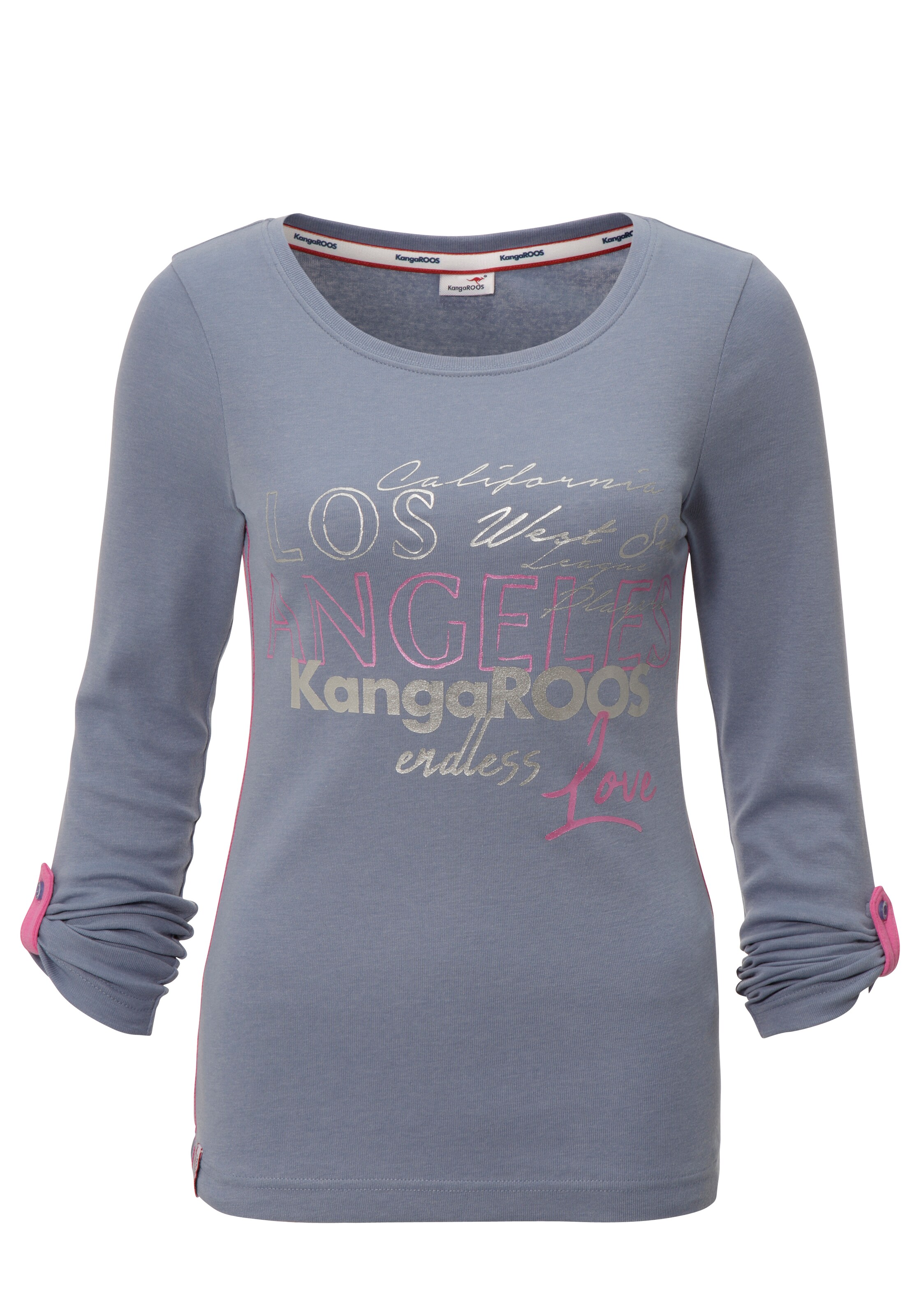 KangaROOS Shirt in Lila: Vorderseite