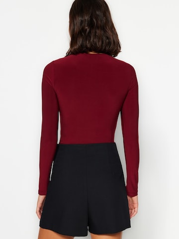 Trendyol Košeľové body - Červená