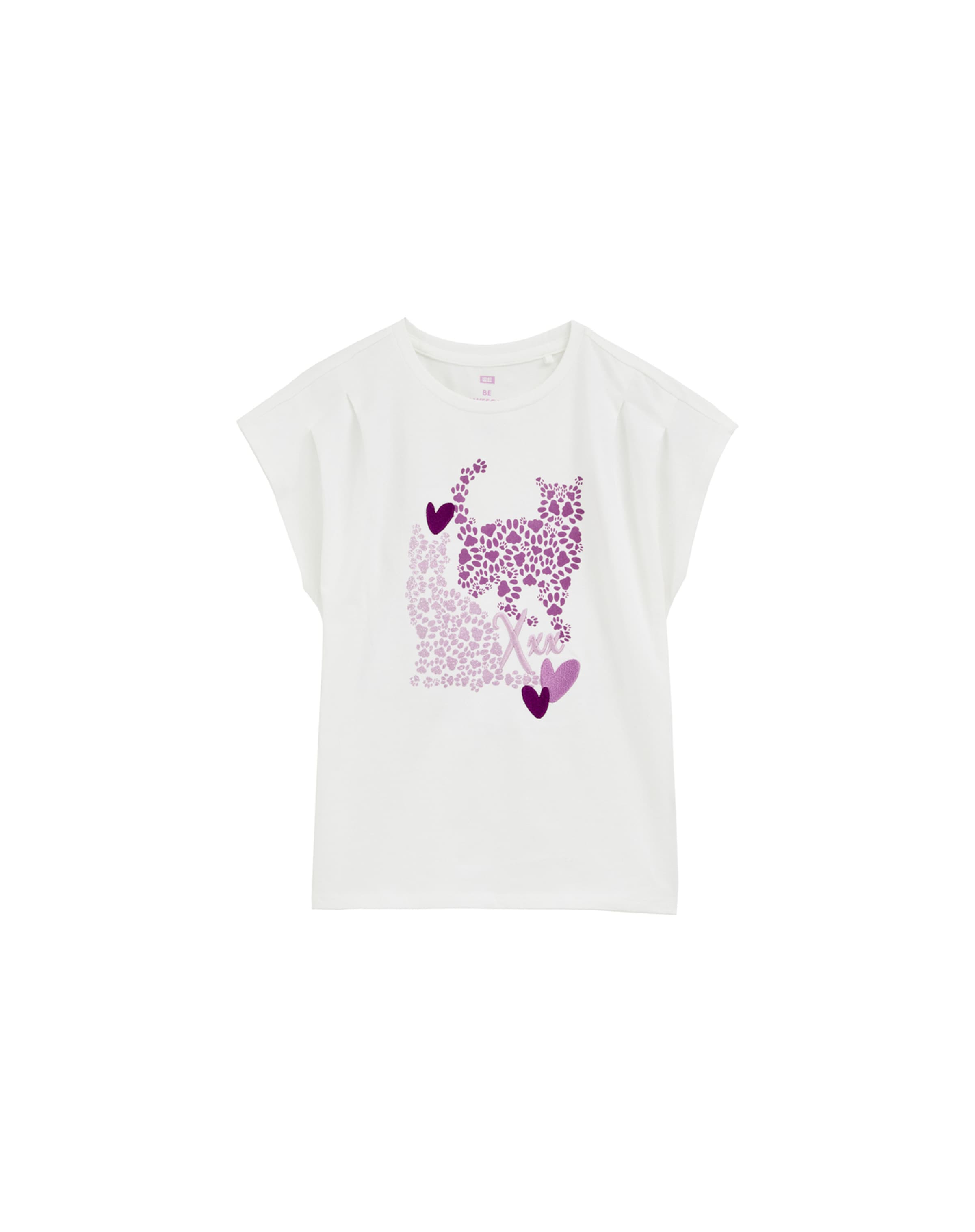 WE Fashion Футболка в Белый: спереди