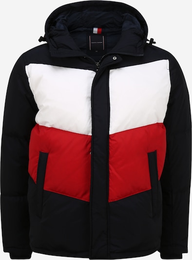 TOMMY HILFIGER Kurtka zimowa w kolorze niebieska noc / czerwony / białym, Podgląd produktu