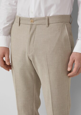 s.Oliver Slimfit Pantalon 'Pure' in Beige