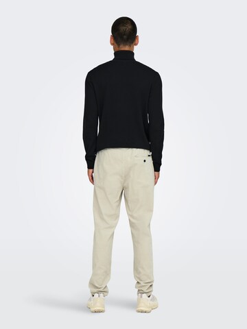 Only & Sons Regular Hose 'ONSLinus' in Grau