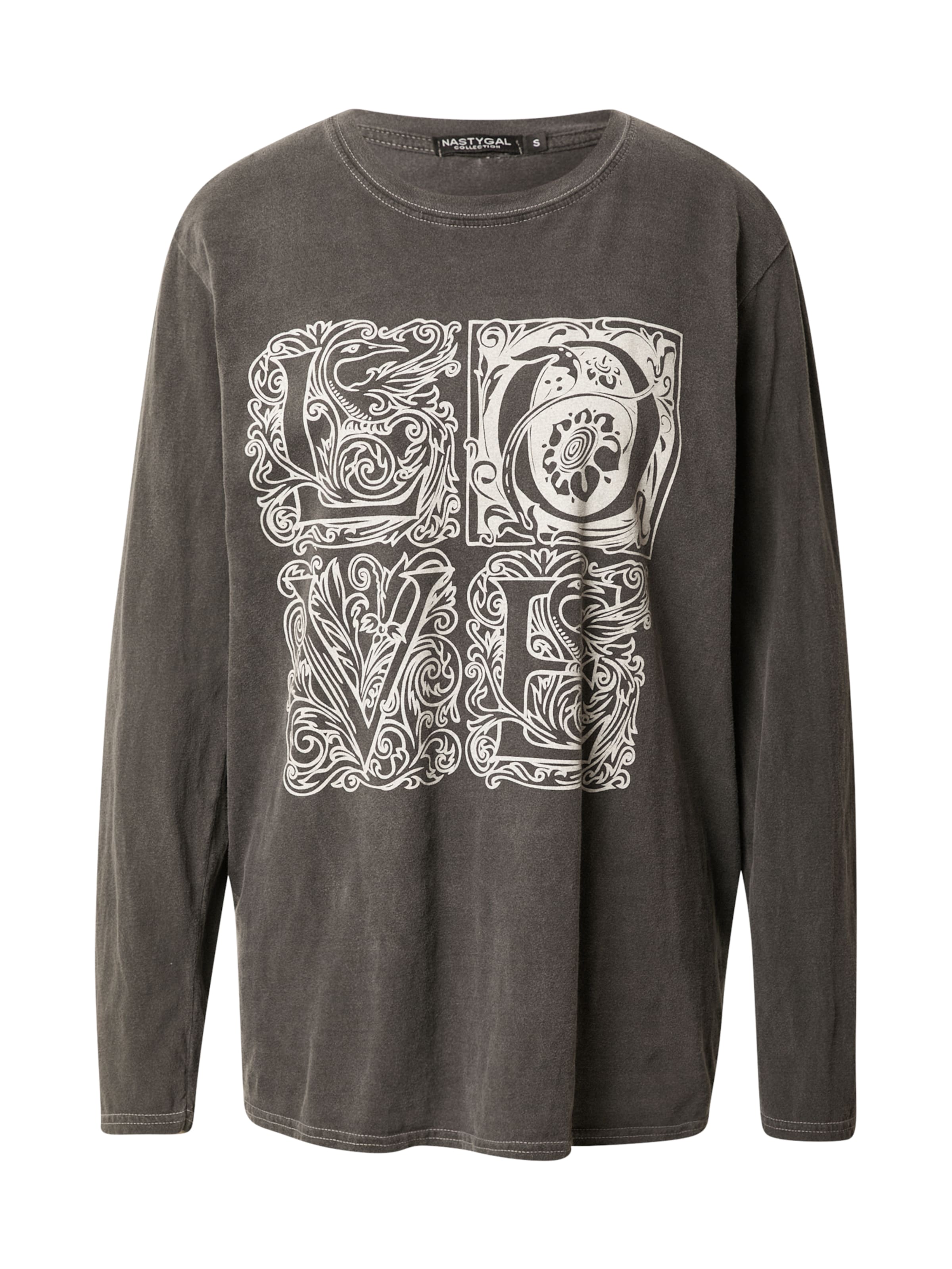 Tricou de la Nasty Gal pe gri: față