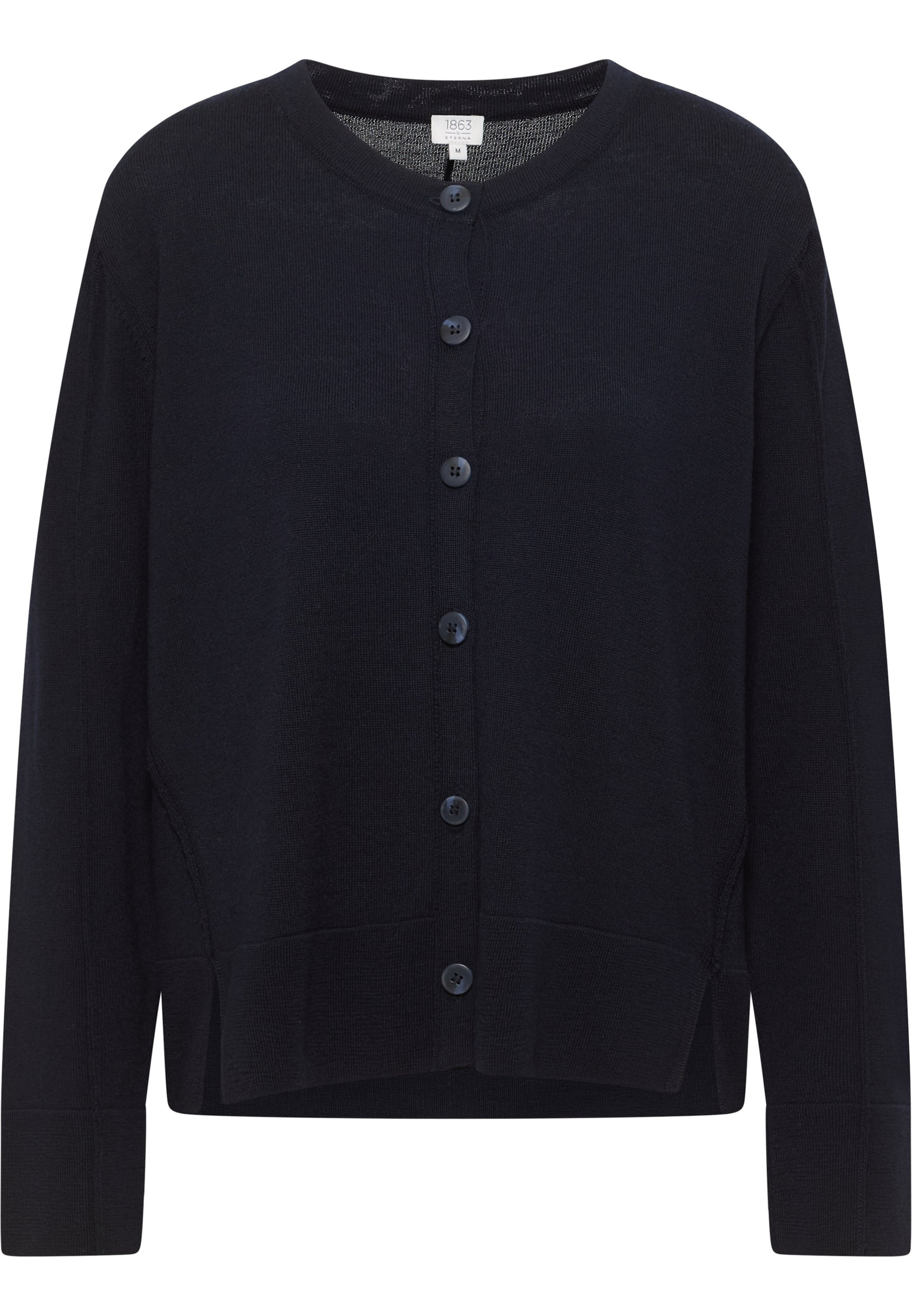 ETERNA Strickjacke in Blau: Vorderseite