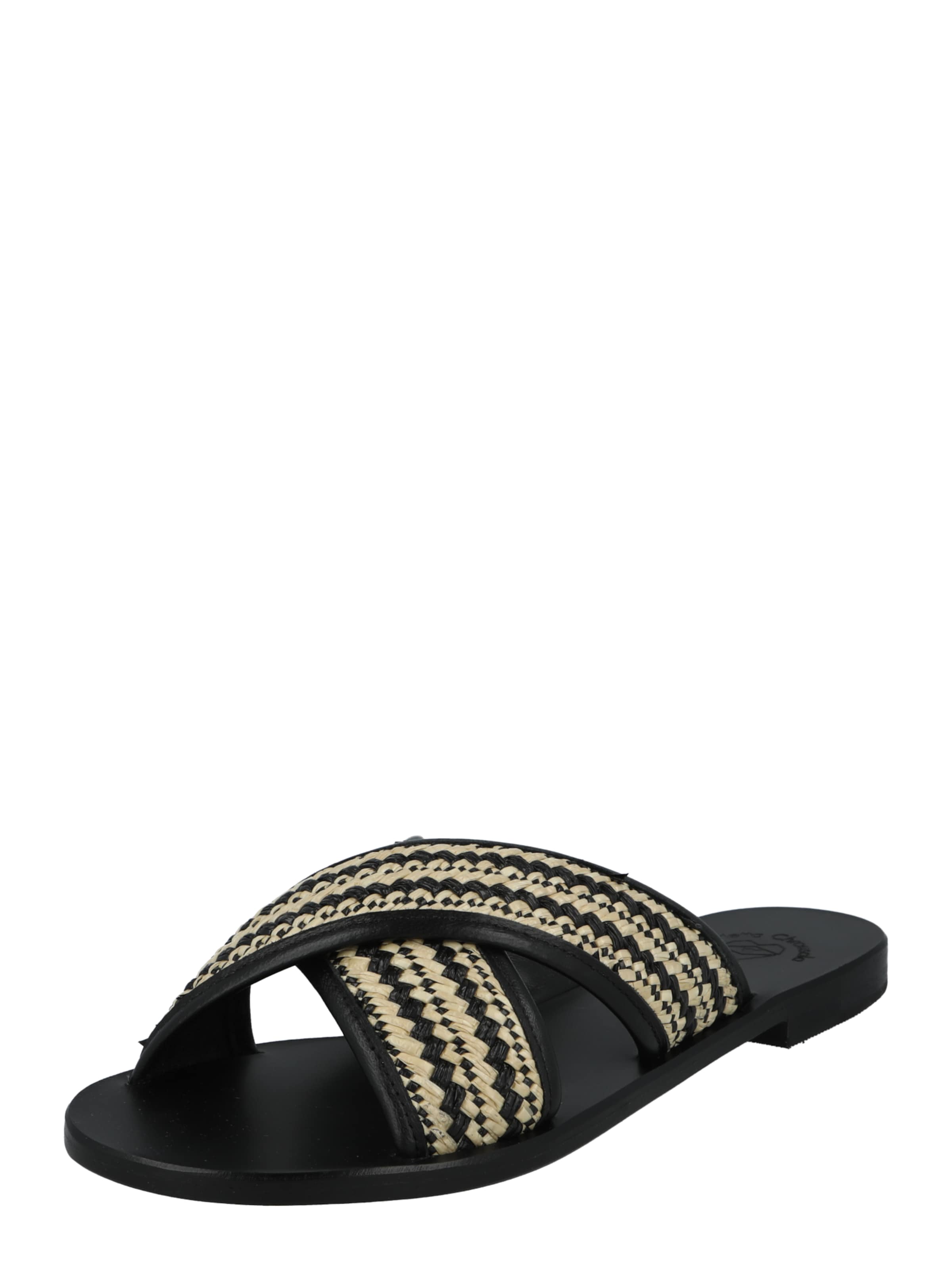 Marietta's Fantasy Pantolette i svart: framsida