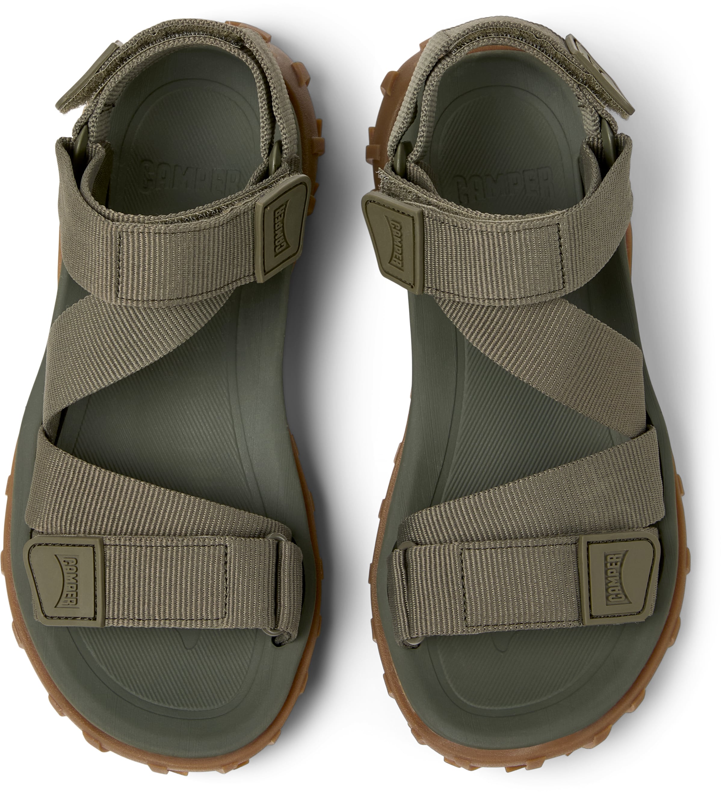CAMPER Strap sandal 'Drift Trail' in Green