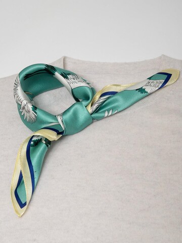 Sciarpa 'Seidentuch Kranich' di MayTree in verde