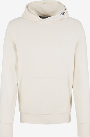 Sweat-shirt TOM TAILOR en beige : devant