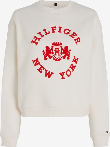 Sweat-shirt TOMMY HILFIGER en blanc : devant