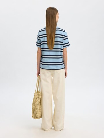 SELECTED - Camiseta en azul