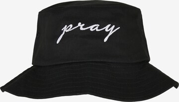 Mister Tee Hat 'Pray' in Black: front