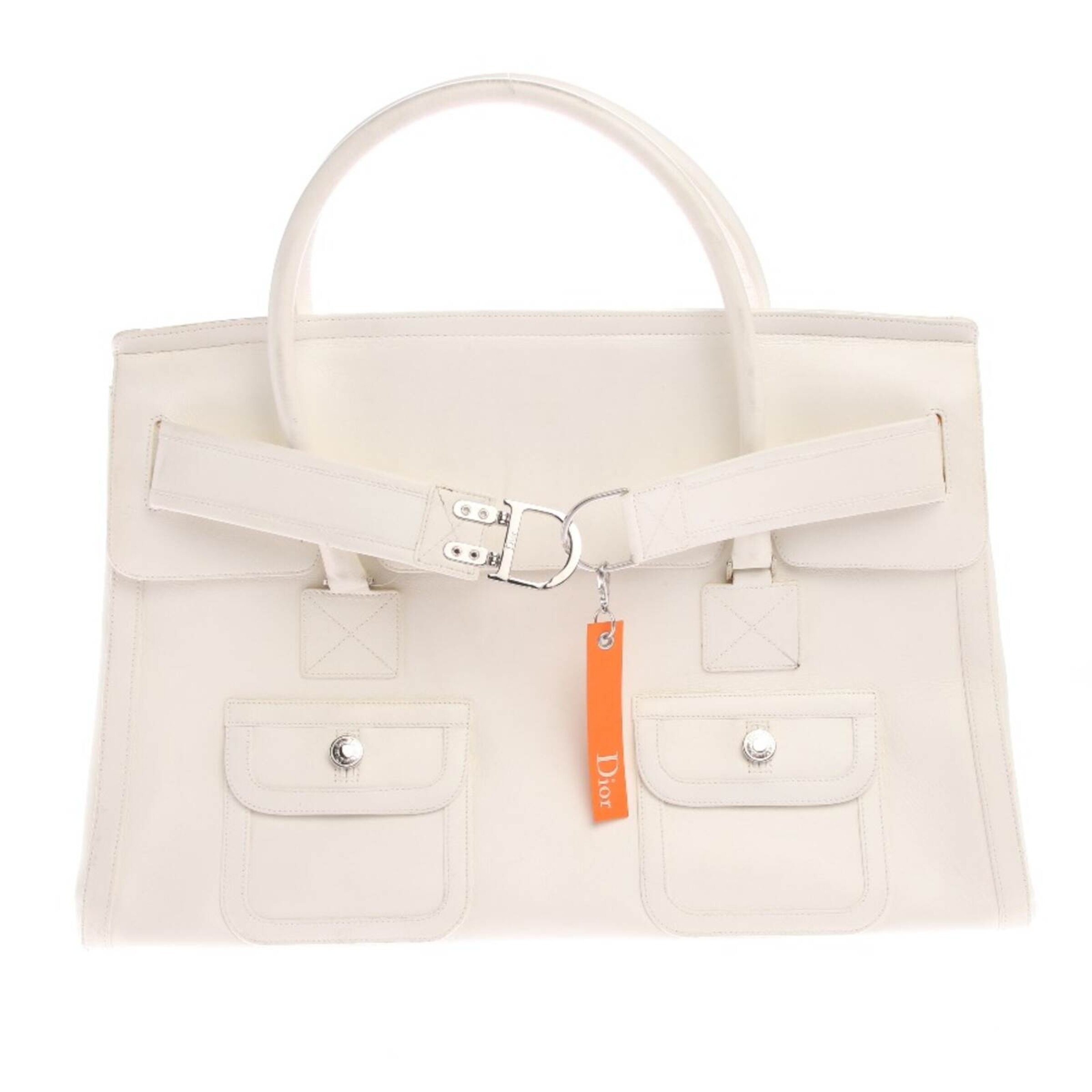 Dior Handtasche One Size in Weiß: Vorderseite