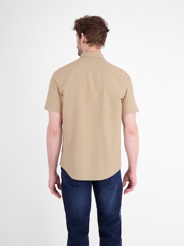 LERROS Regular fit Button Up Shirt in Beige