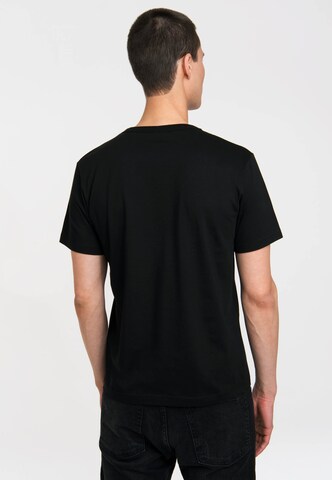 LOGOSHIRT Shirt 'I'm A Doctor Not A Bricklayer' in Black