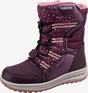 GEOX Snowboots 'Roby' in Lila: predná strana