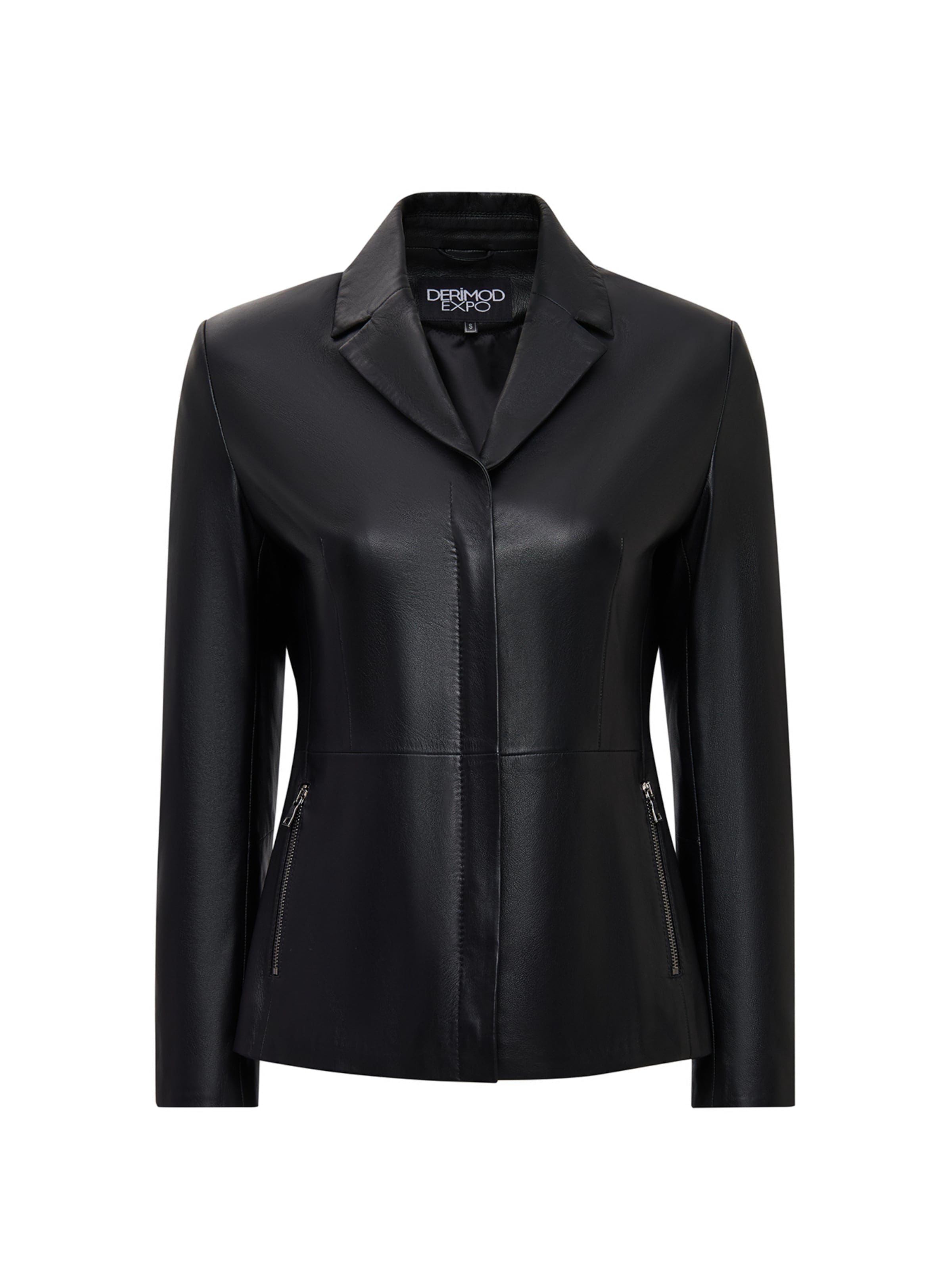 Derimod Between-Season Jacket 'Helen' in Black: front