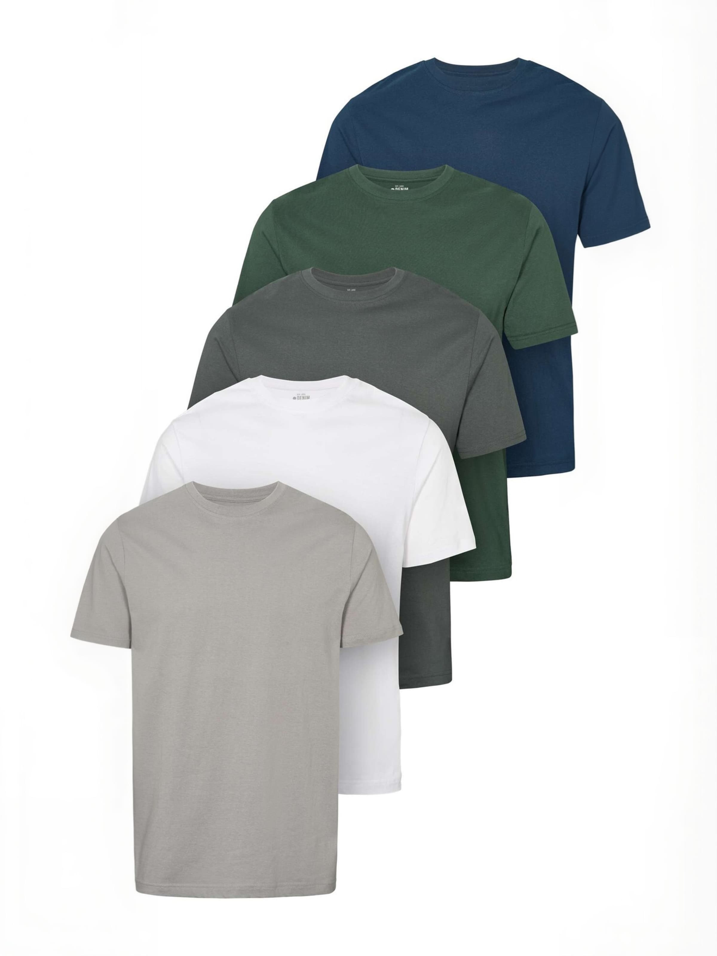 Denim Project - Ajuste regular Camisa ' DPM 5 PACK ' en beige: frente