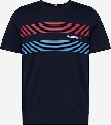 T-Shirt TOMMY HILFIGER en bleu : devant